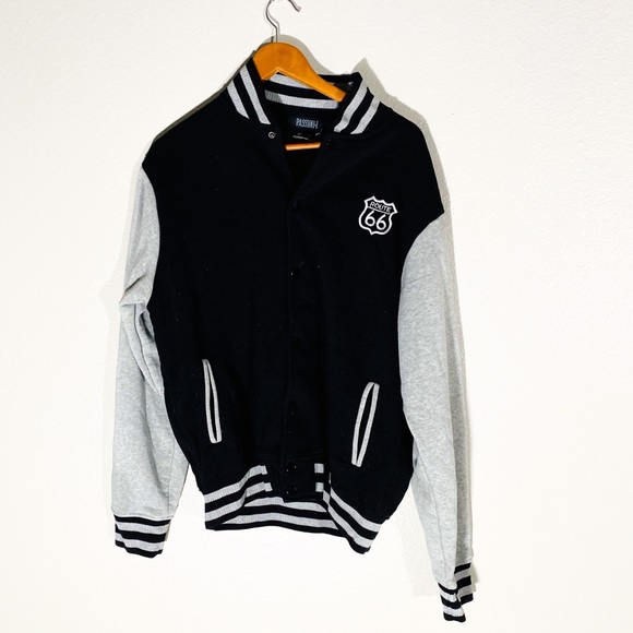 90s Route 66 letterman jacket - Picture 1 of 6